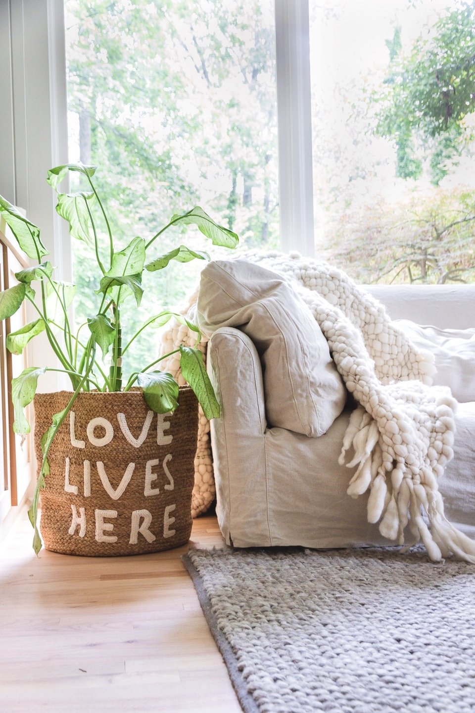 Love Lives Here Basket