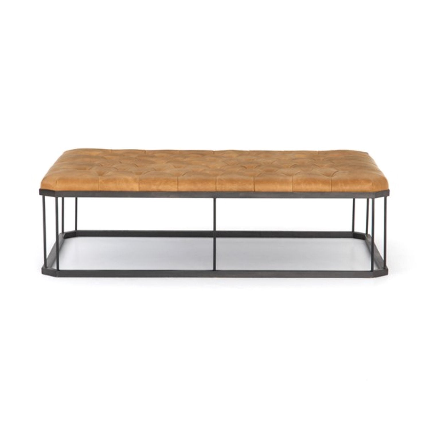 Isle Leather Ottoman