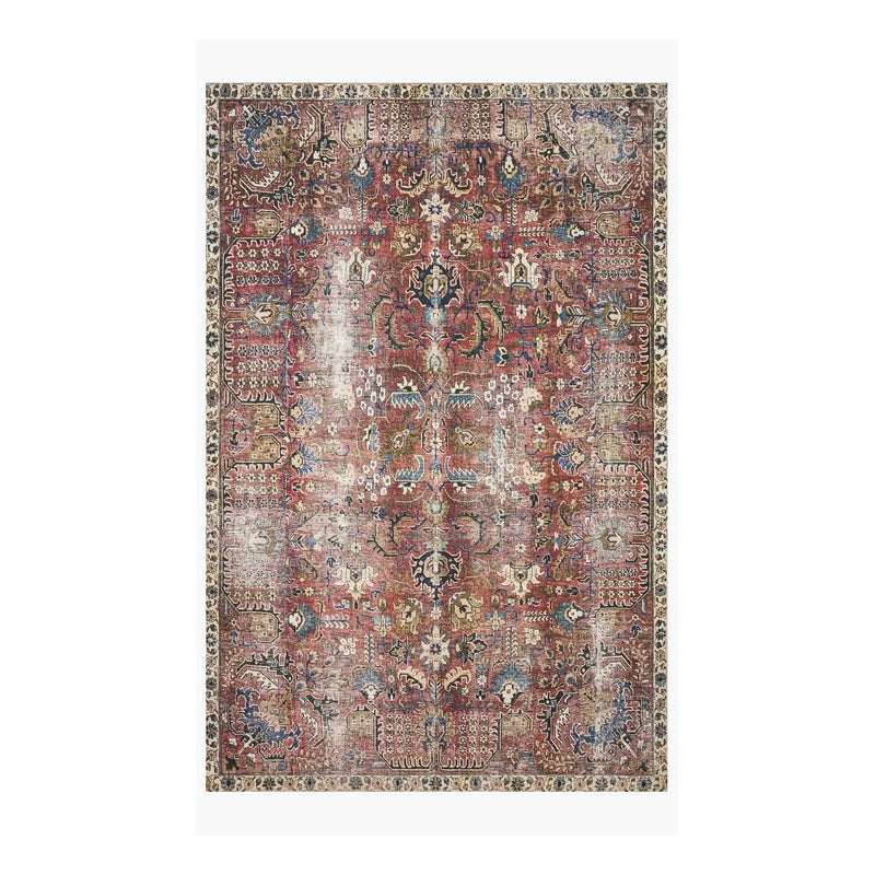 Chris Loves Julia x Loloi Jules Rug in Merlot Multi - available at City Home PDX