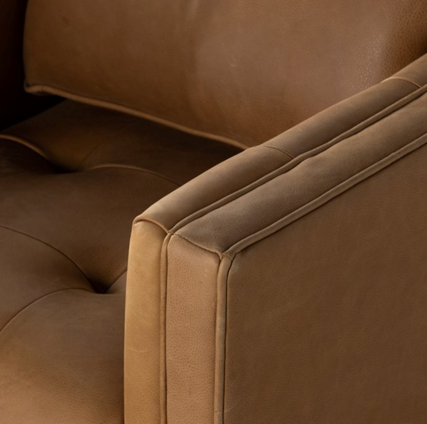 Kiera Swivel Chair: Up-Close Armchair View