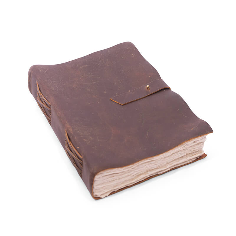 Oiled Leather Journal in Chocolate