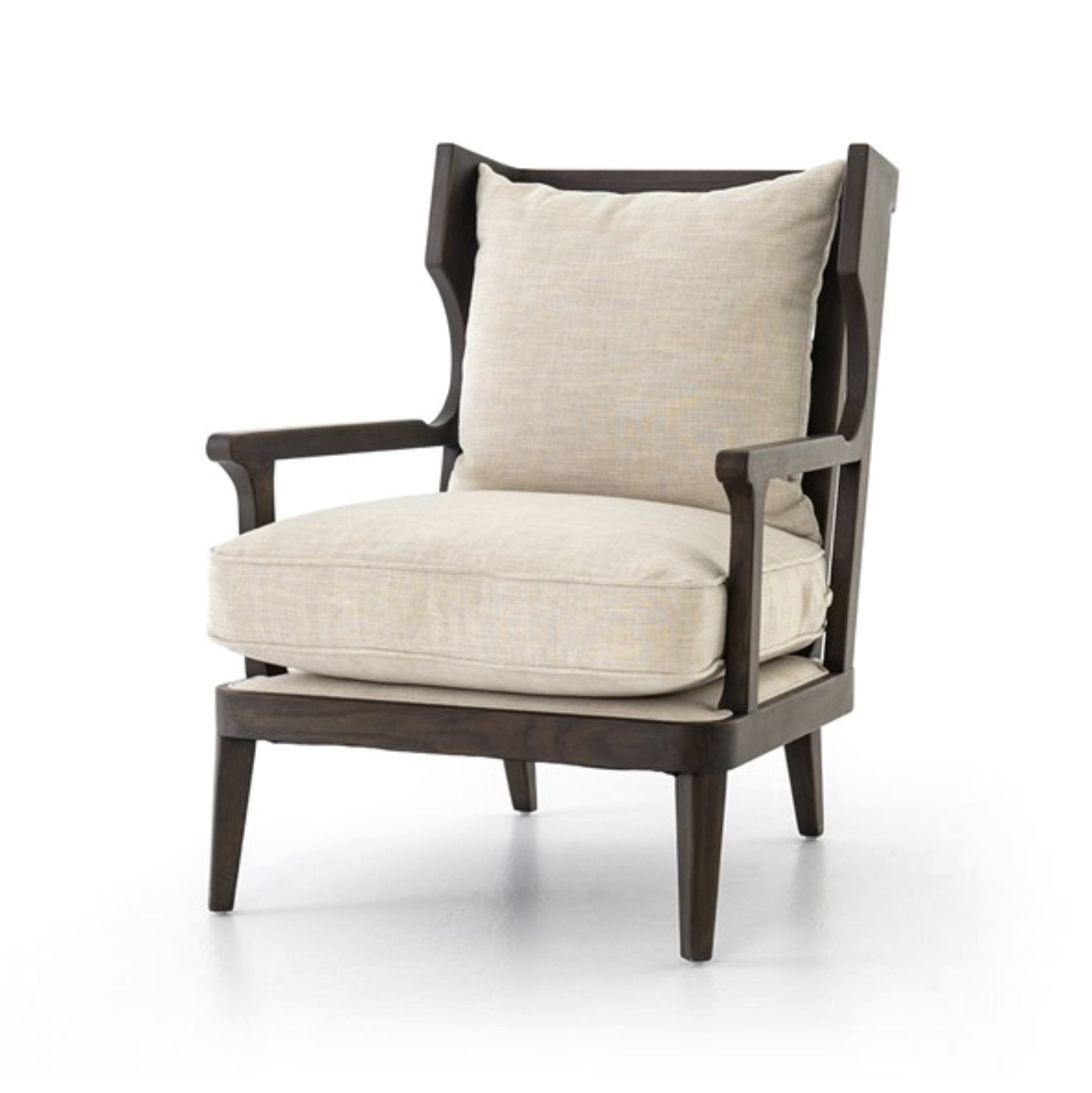 Lennon Chair: In Cambric Ivory Finish