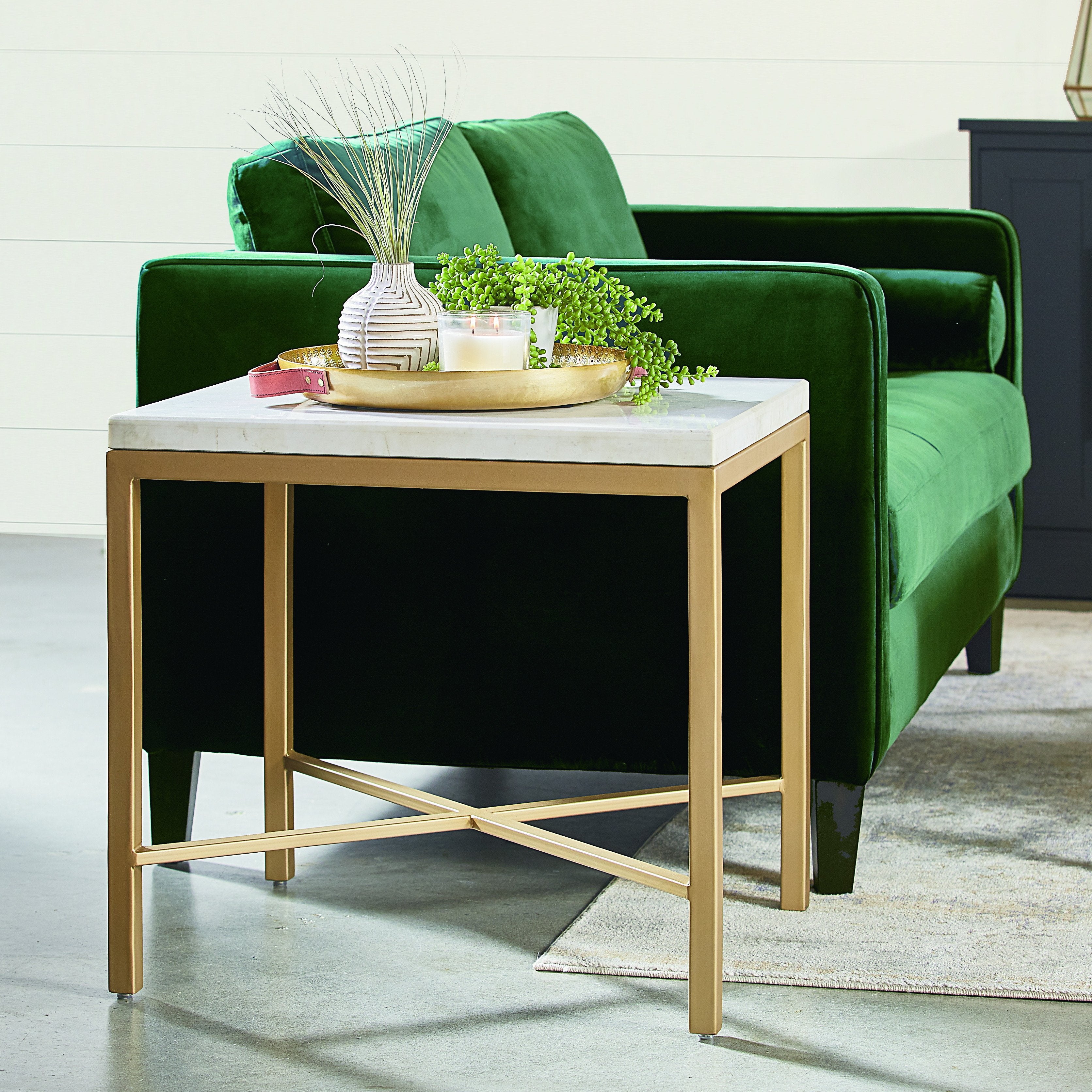 Dapper Velvet Sofa - City Home - Portland Oregon - Furniture and Home Decor