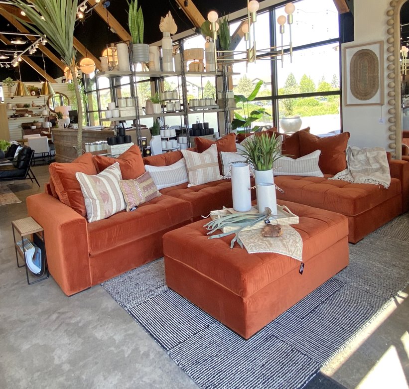 Noah Sectional: Displayed at City Home Showroom