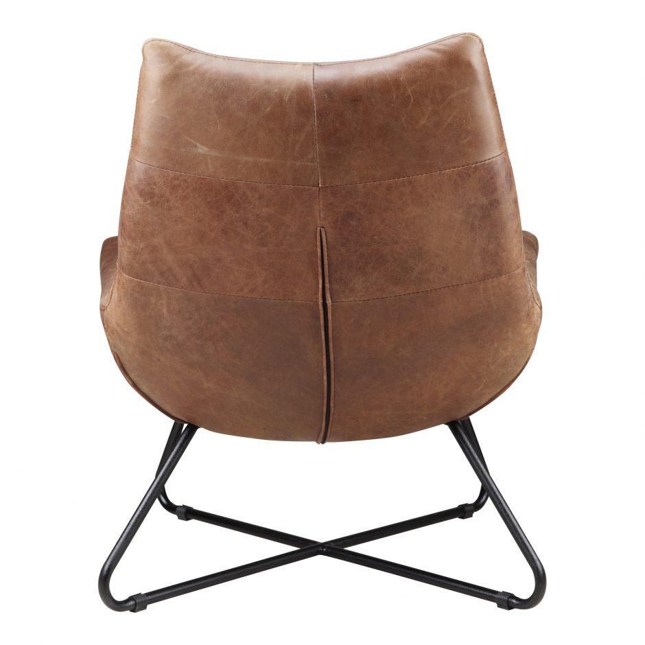 Graduate Leather Lounge Chair - Moe's