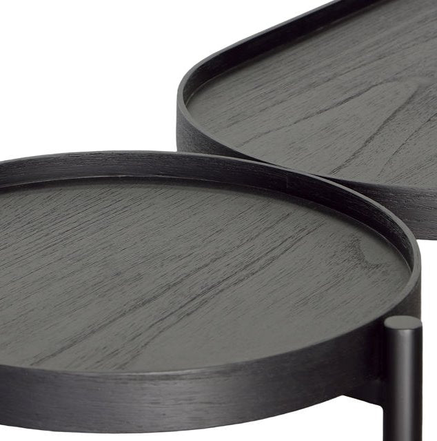 Petras Console Table: Up-Close Table Top Shelf View