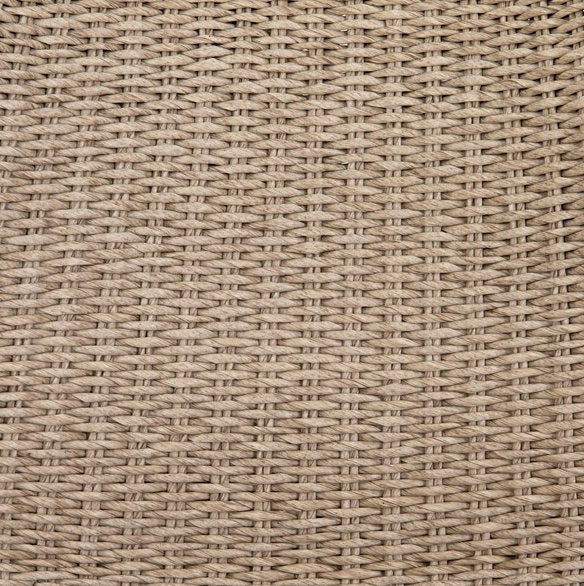 Portia Outdoor Dining Chair: Up-Close All-Weather Wicker View