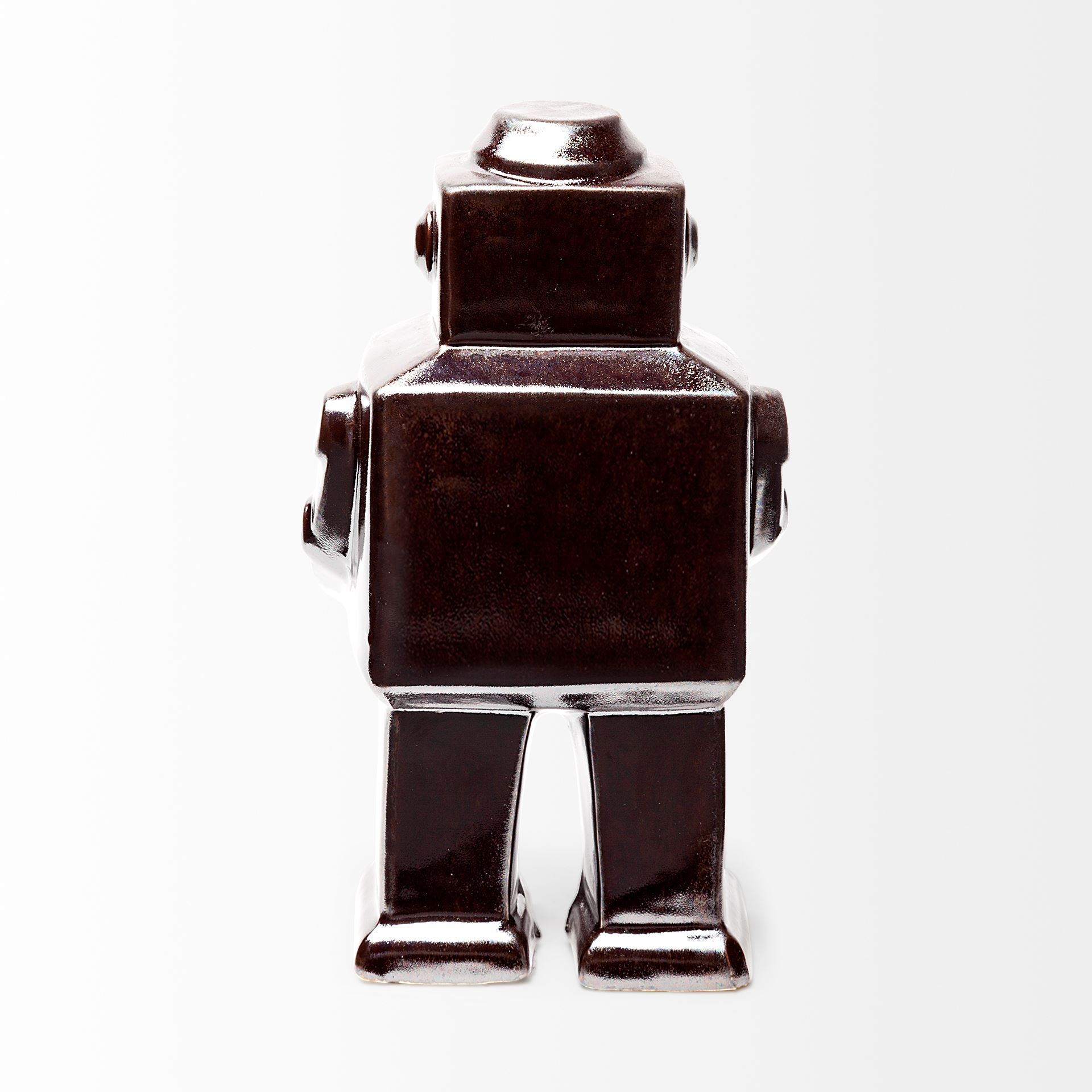 Silver Robot Figure - Mercana