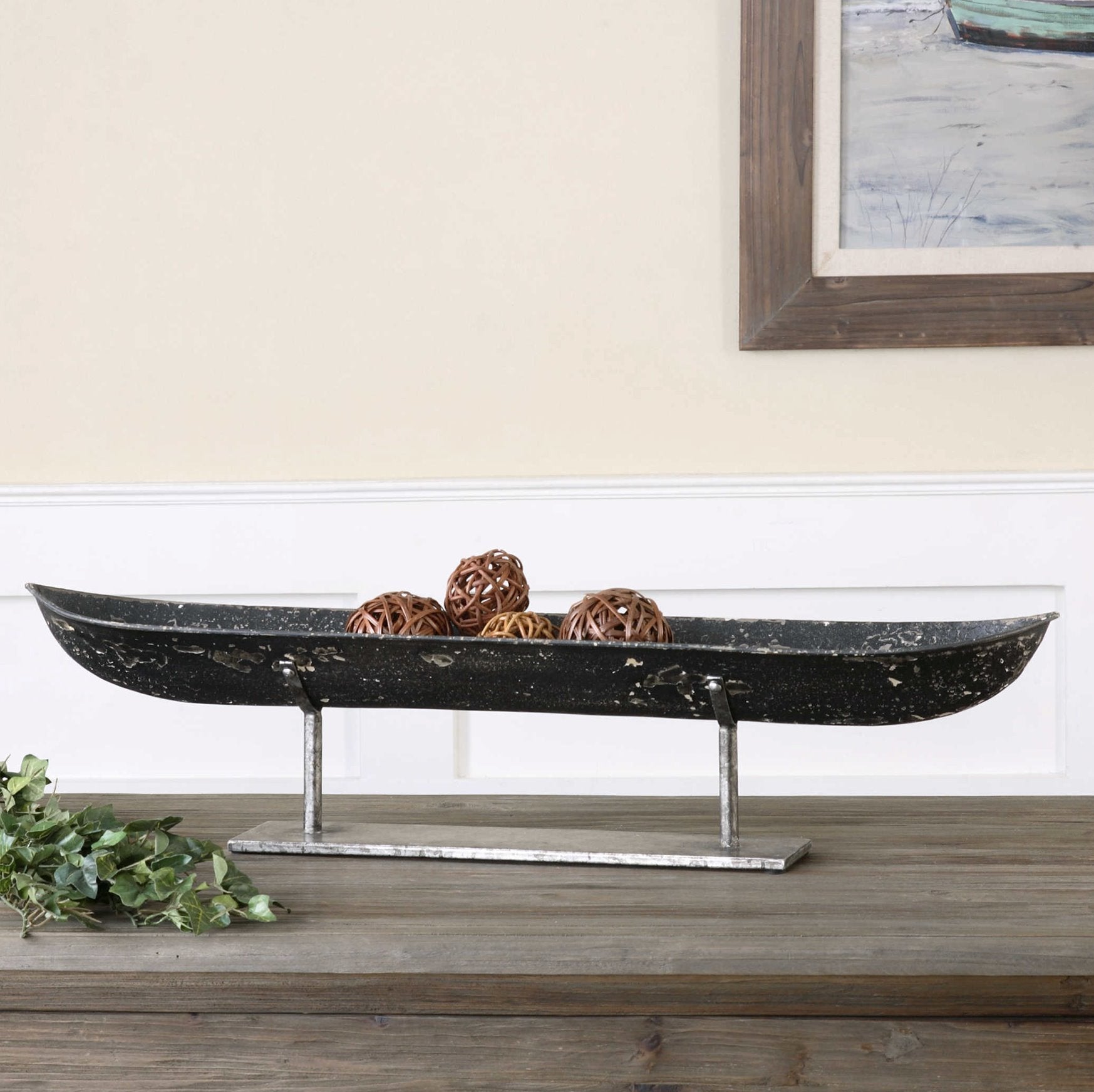 River Boat Decorative Bowl: Product Style View