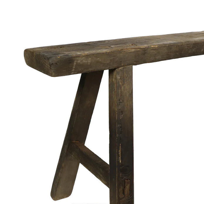 Vintage Rustic Bench detail