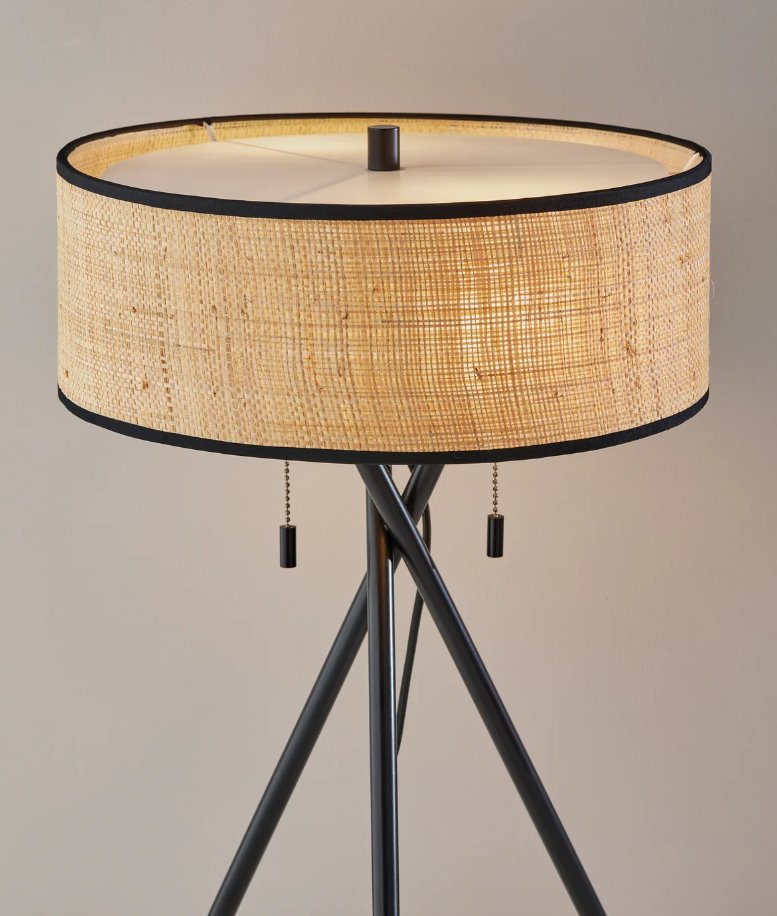 Bushwick Table Lamp: Light-On View