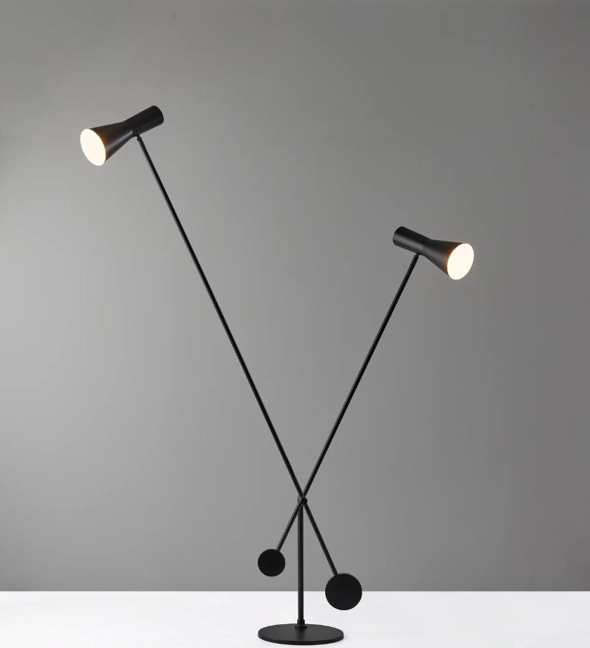 Bond Floor Lamp: Light-On View