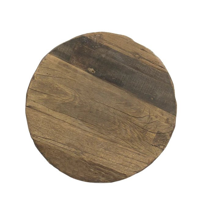 Reclamation Rolling Stool: Top View