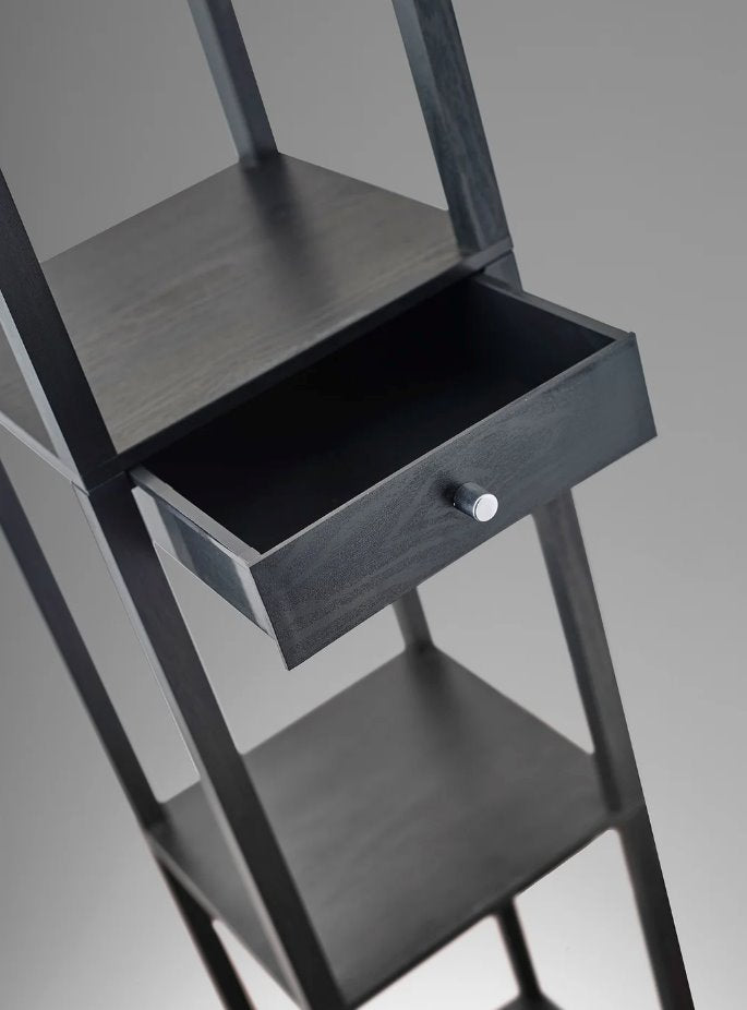 Parker Shelf Lamp w/ Drawer: Storage View