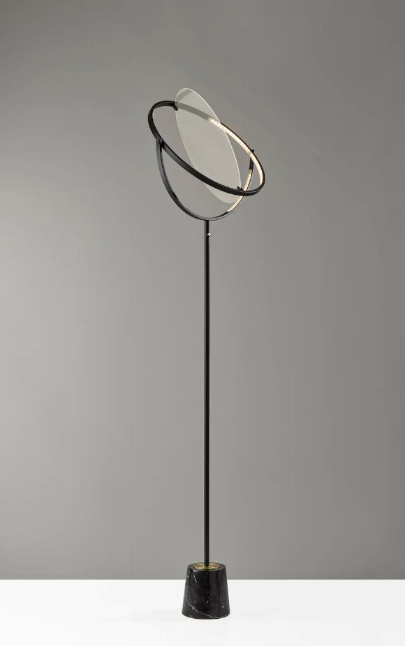 Orsa LED Floor Lamp: Light-On View
