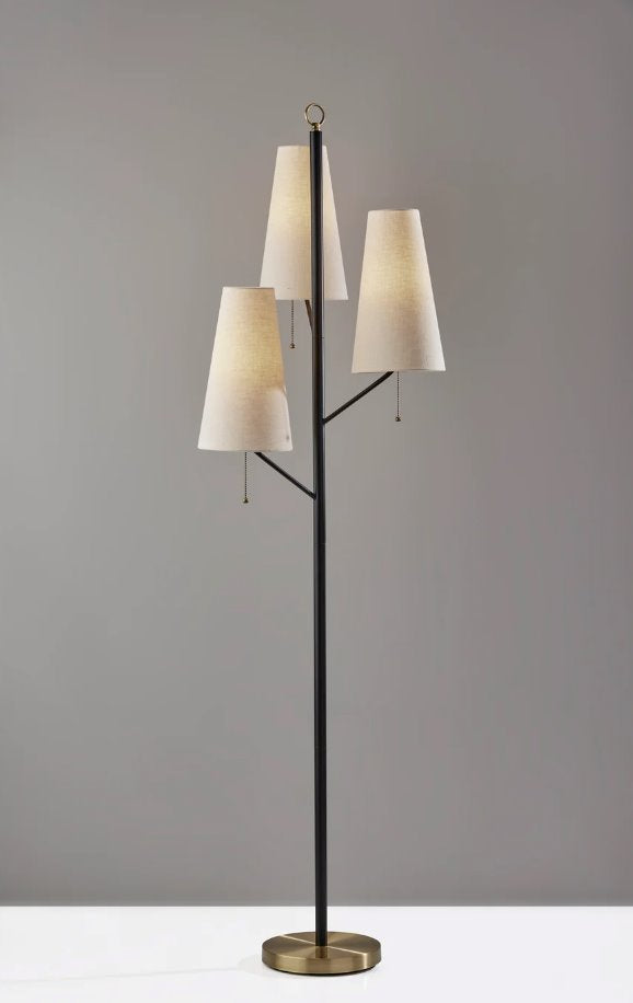 Daniel Floor Lamp: Light-On View