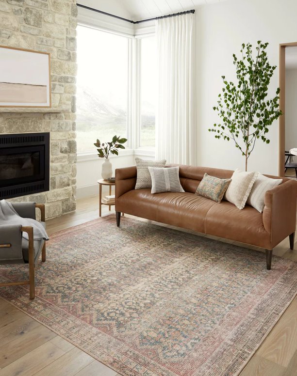 Aubrey Rug Ocean/Spice: Style View