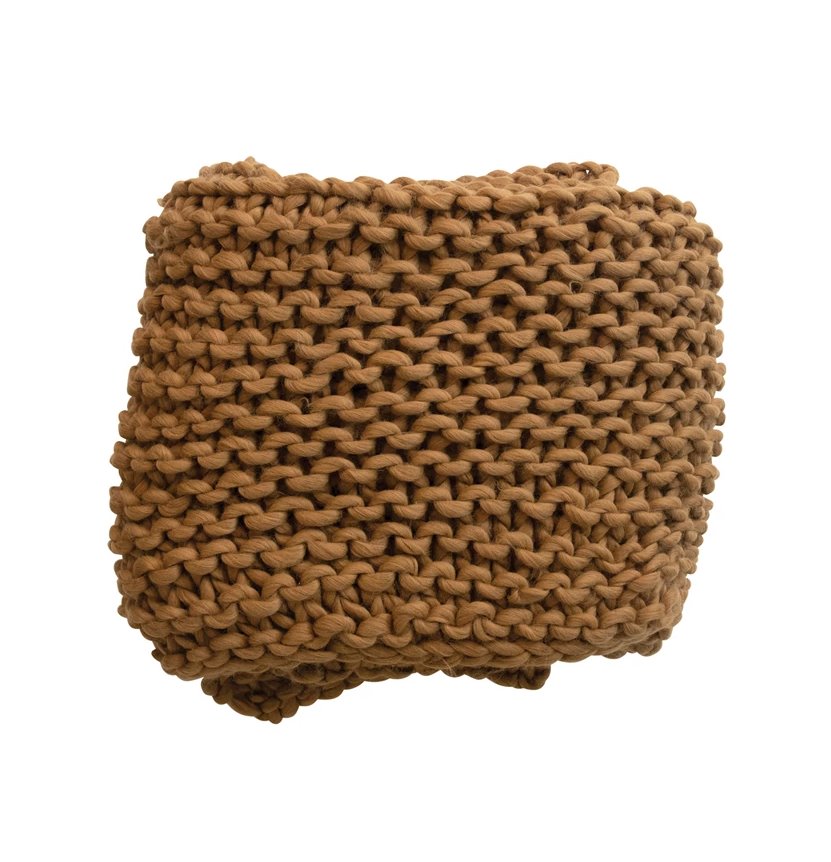 Crocheted Fabric Throw: Available at City Home PDX