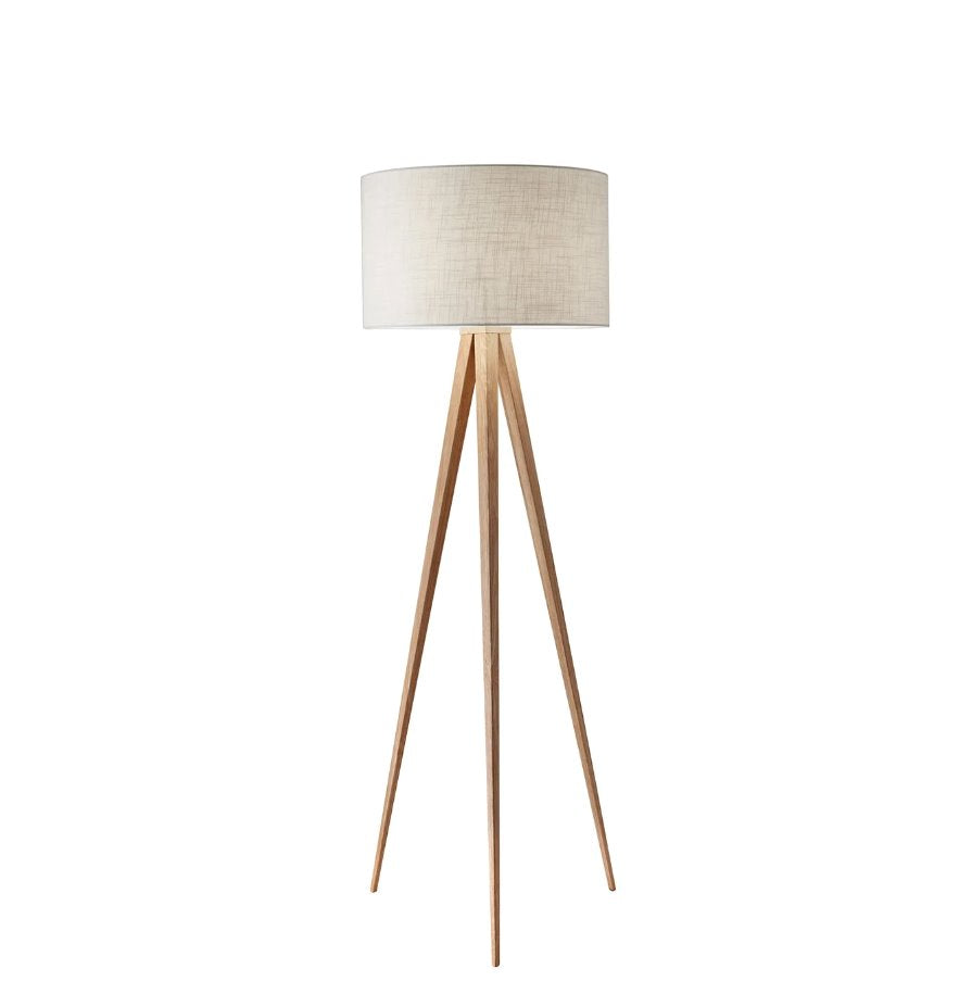 Director Floor Lamp- Natural: Available at City Home PDX