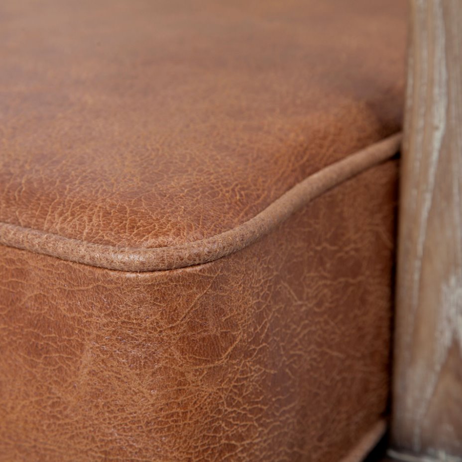 Harman II Chair: Up-Close Leather View