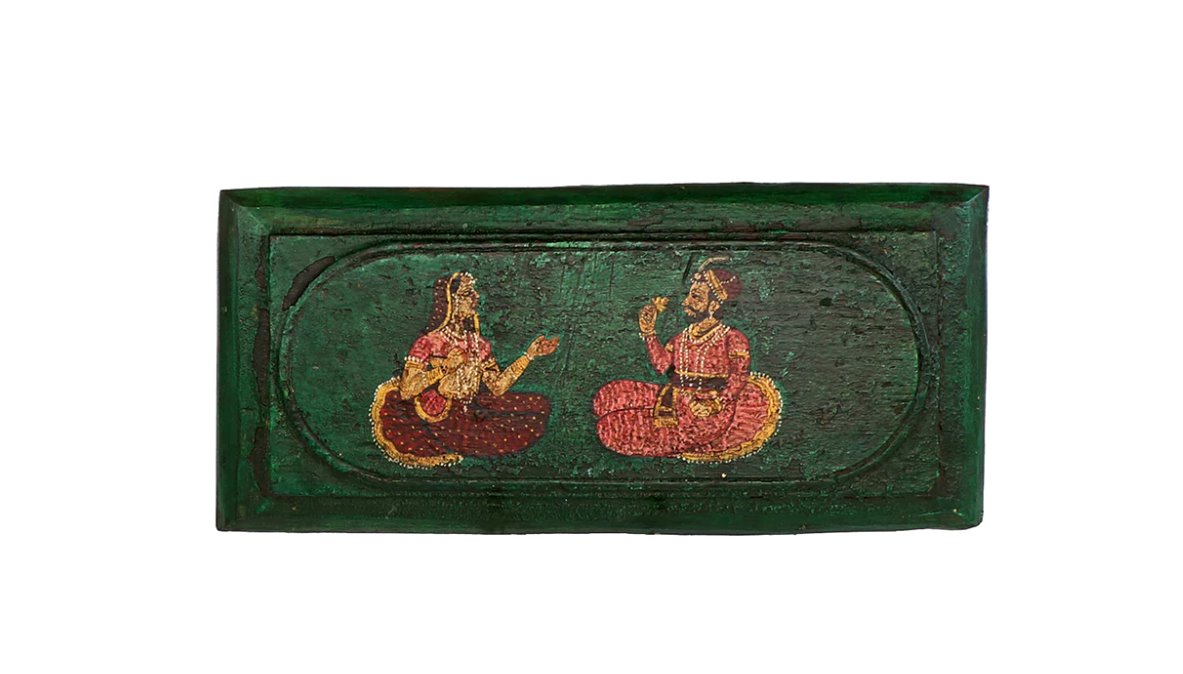 Vintage Painted Furniture Panel