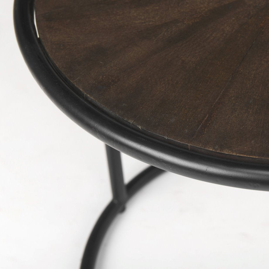 Arlo End Table: Mango Wood View
