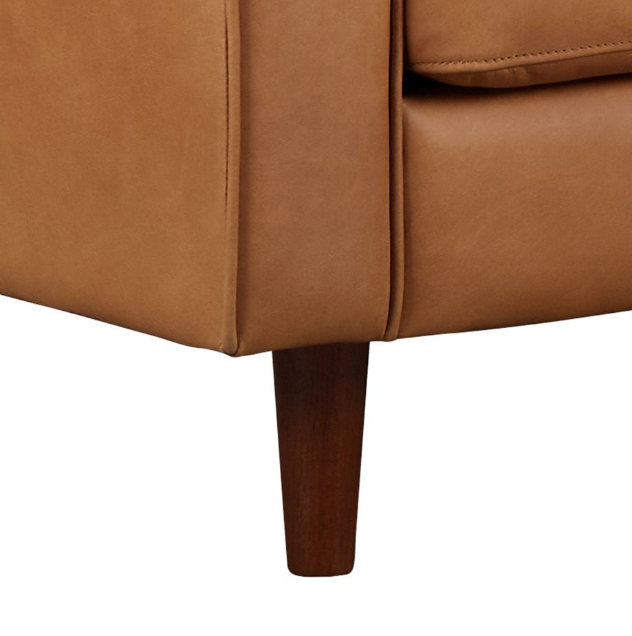 Georgia Club Chair: Up-Close Chair Leg View