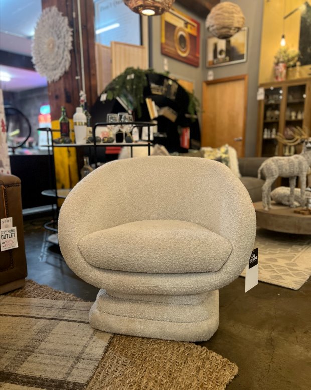 Dahlia Swivel Chair: Available at City Home Outlet