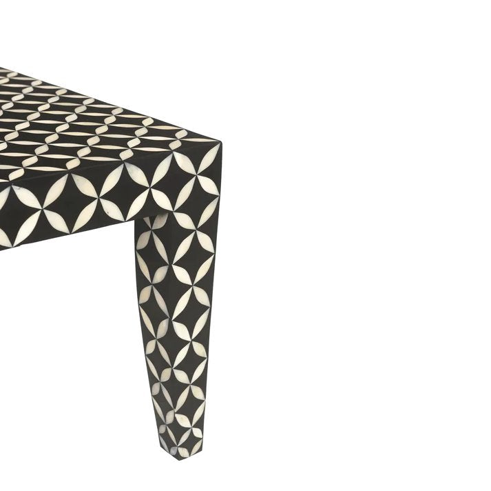Morocco Coffee Table: Up-Close Corner View