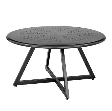 Markle KD Outdoor Metal Round Coffee Table: Product View