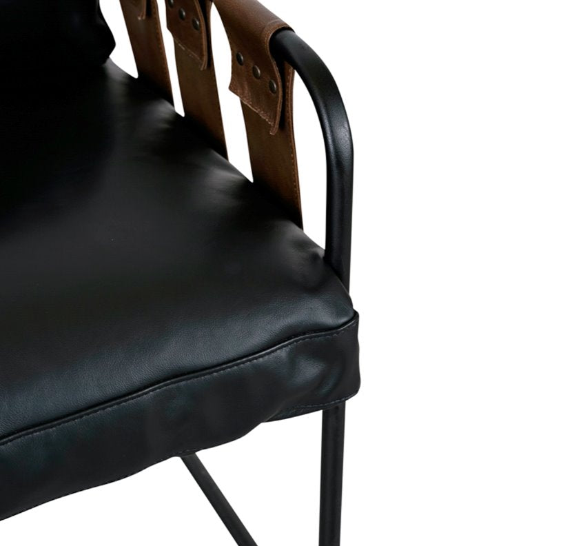 Toluca Accent Chair: Up-Close Corner View