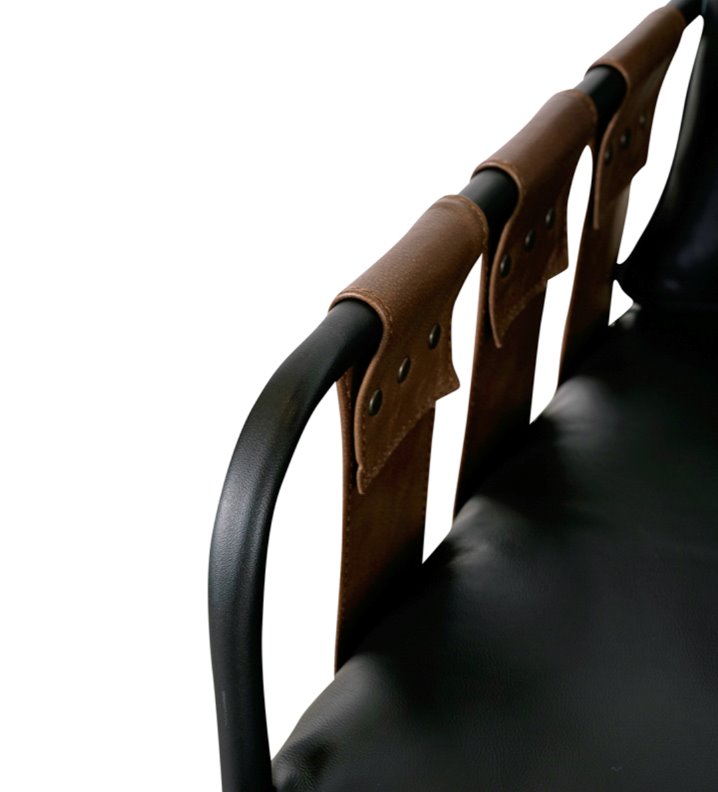 Toluca Accent Chair: Up-Close Arm Chair View
