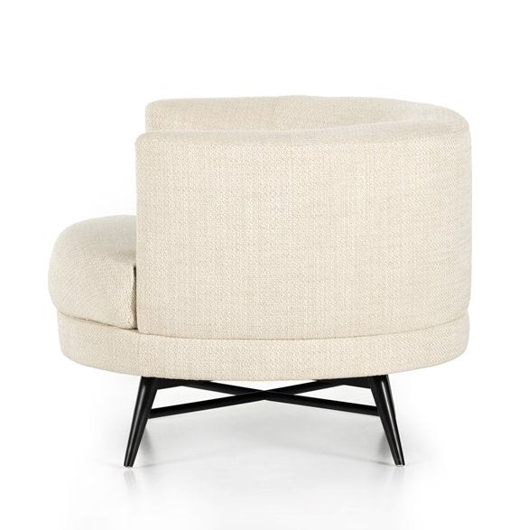 Carmela Swivel Chair: Side View