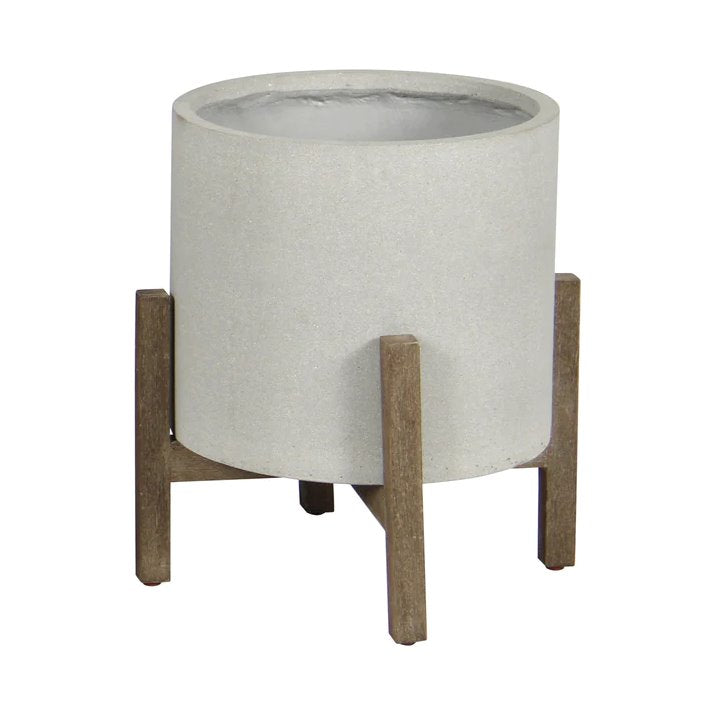 Patio Round Standing Pot: Available at City Home PDX