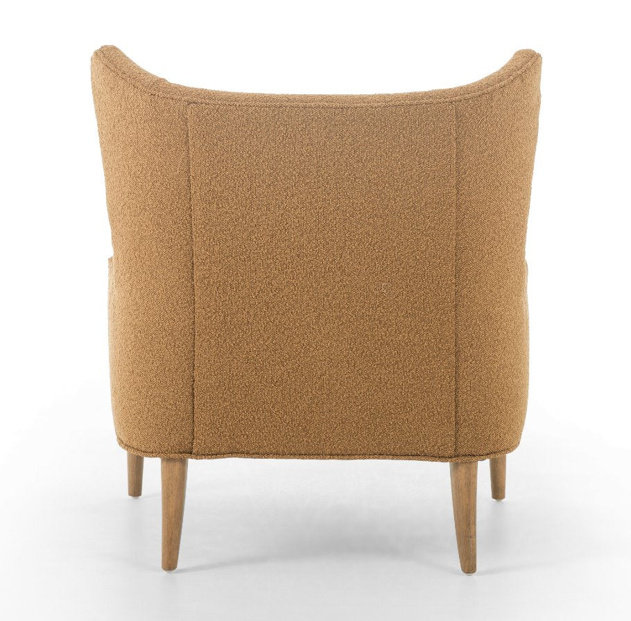 Marlow Wing Chair in Copenhagen Amber back