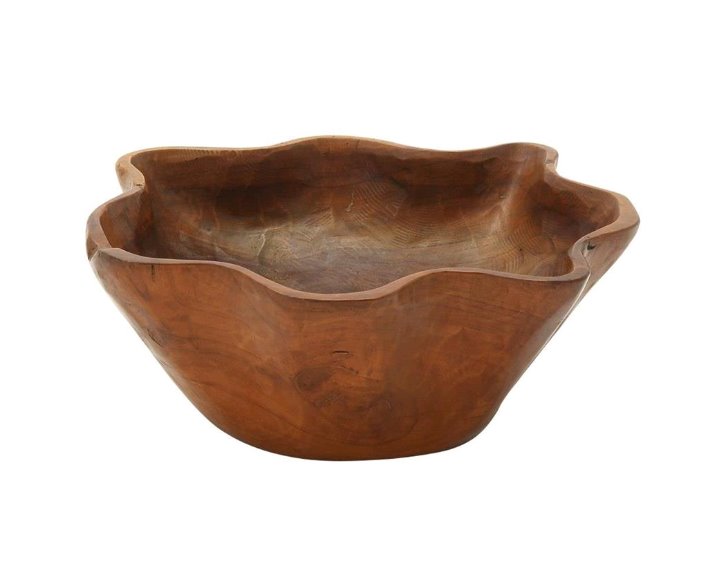 Teak Rustic Bowl: available at City Home