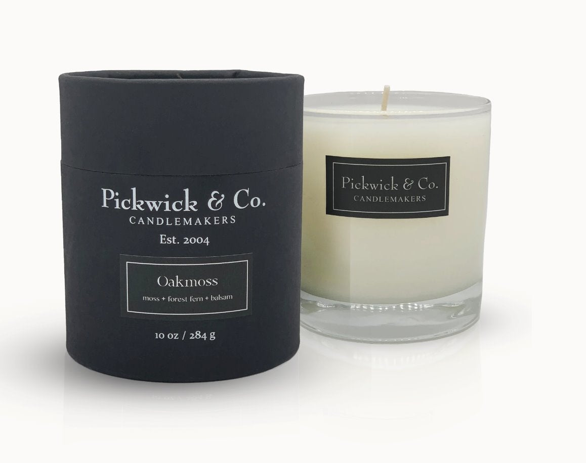 Pickwick & Co. Scented Candles: Oakmoss Scent