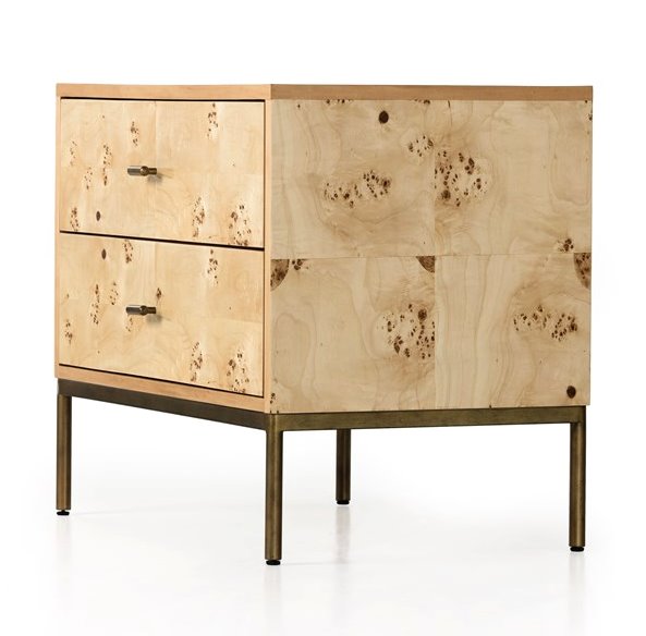 Mitzie Nightstand: Corner View