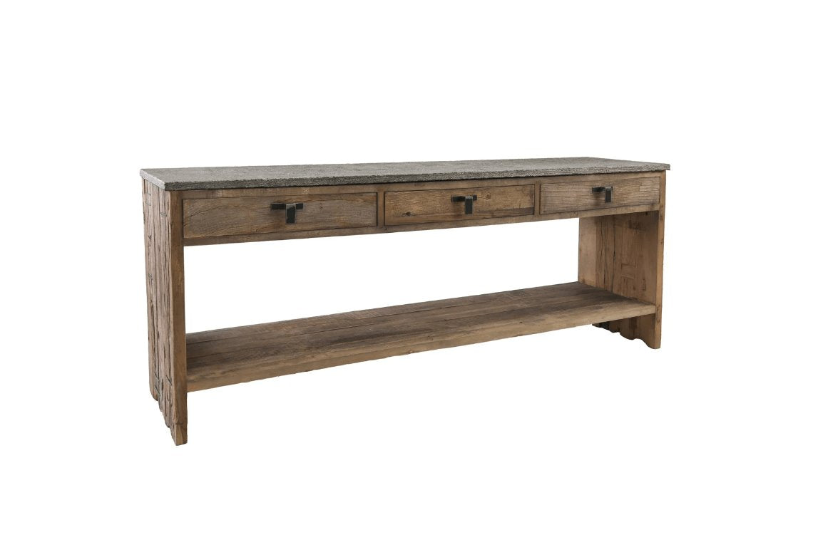 Ellen 3Dwr Reclaimed Wood Console Table: Available at City Home PDX