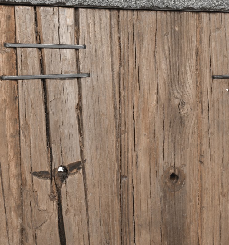 Ellen 3Dwr Reclaimed Wood Console Table: Reclaimed Wood View