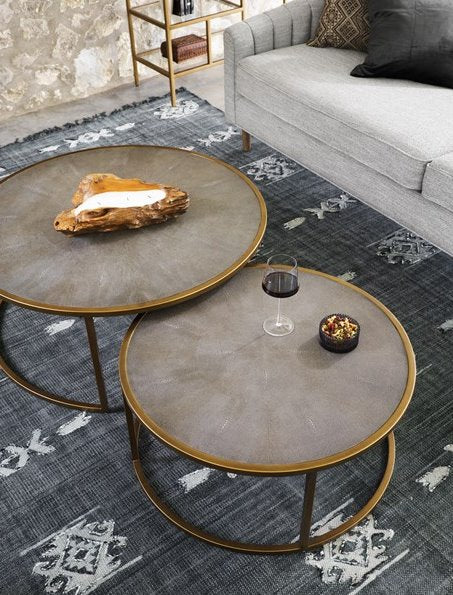 Shagreen Nesting Coffee Table: Product Style View