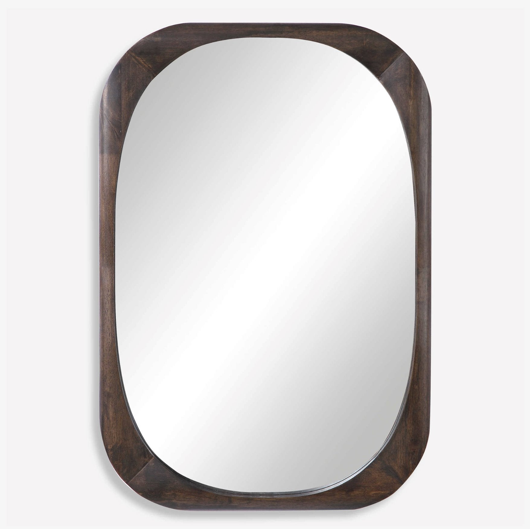 Sheldon Walnut Finish Mirror: Available at City Home PDX