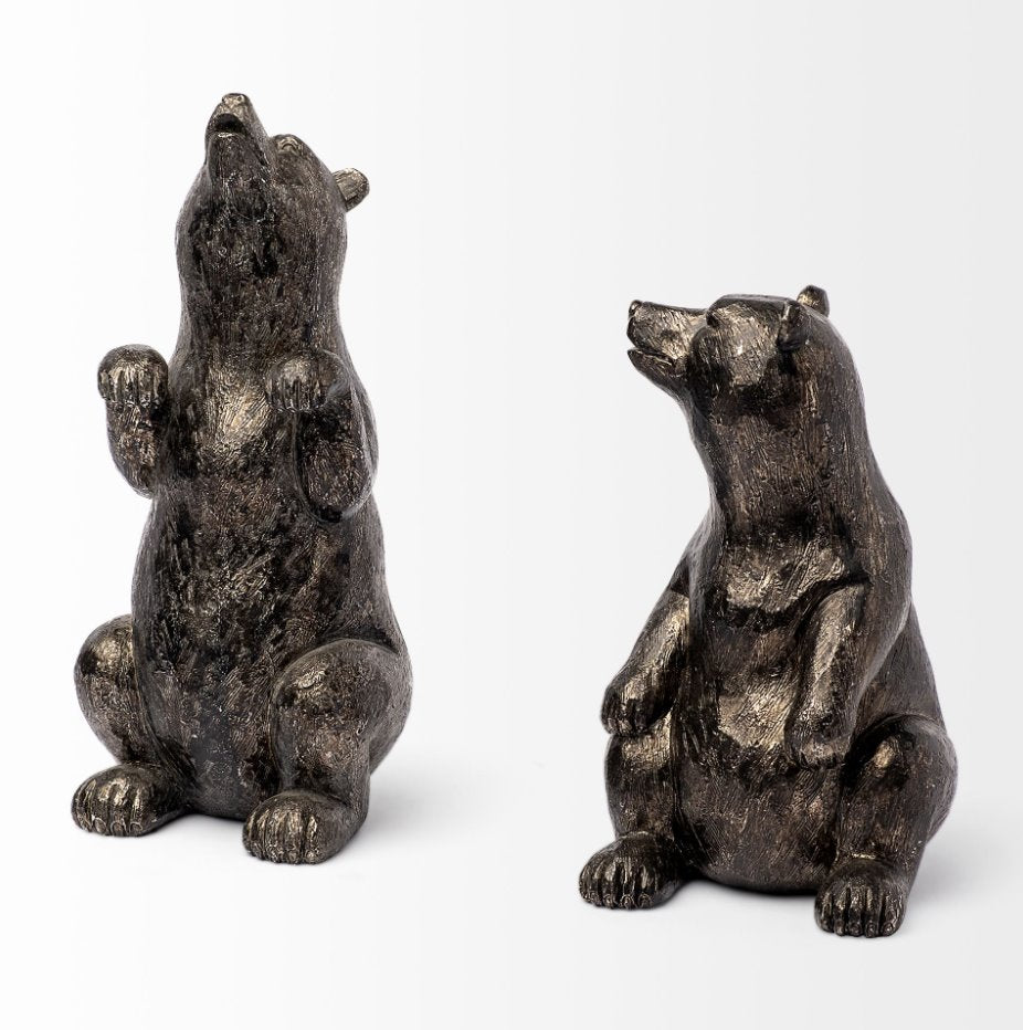 Sleuth Grizzly Bear Bookends: Available at City Home PDX