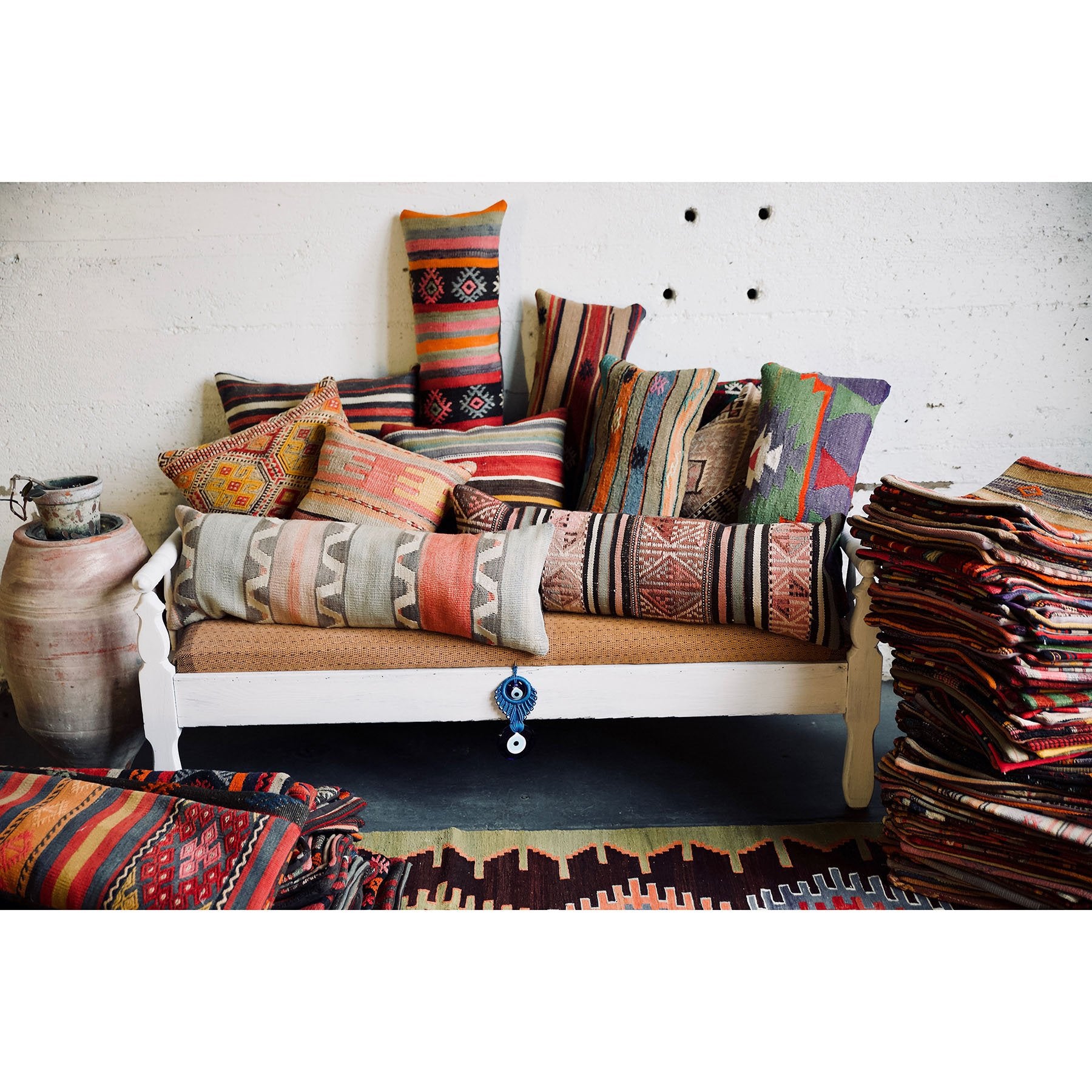 Turkish Kilim Lumbar Pillow - Wild Shaman