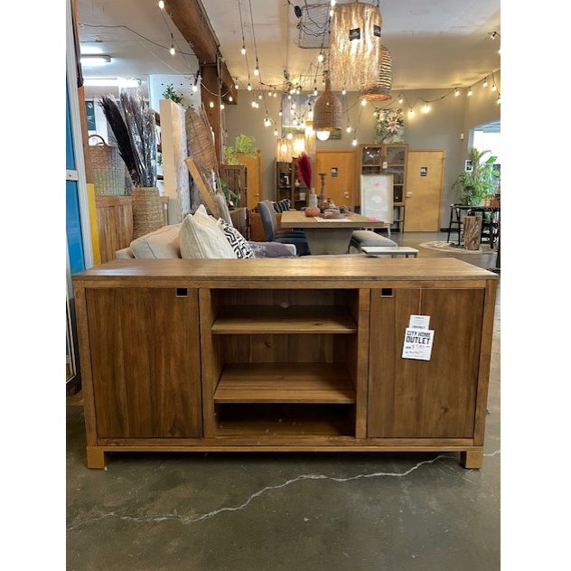 Final Sale-Tina 60" Console TV Stand: Available at City Home PDX Outlet