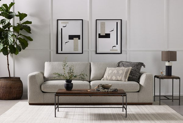 Colt sofa in Aldred Silver styled