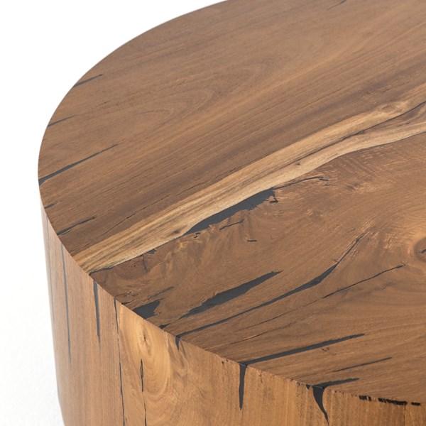 Hudson Round Coffee Table - 3 Wood Options - Four Hands