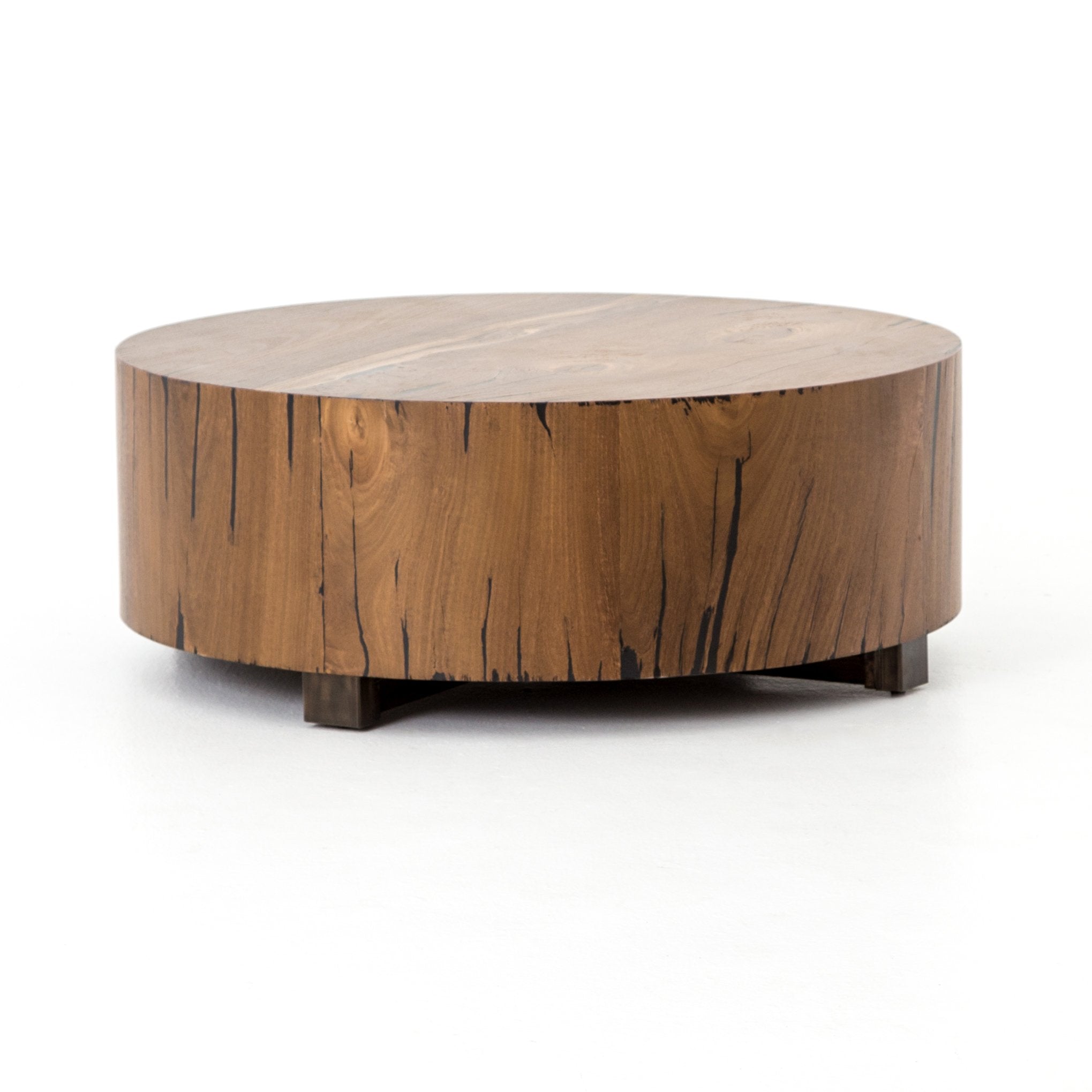 Hudson Round Coffee Table - 3 Wood Options - Four Hands