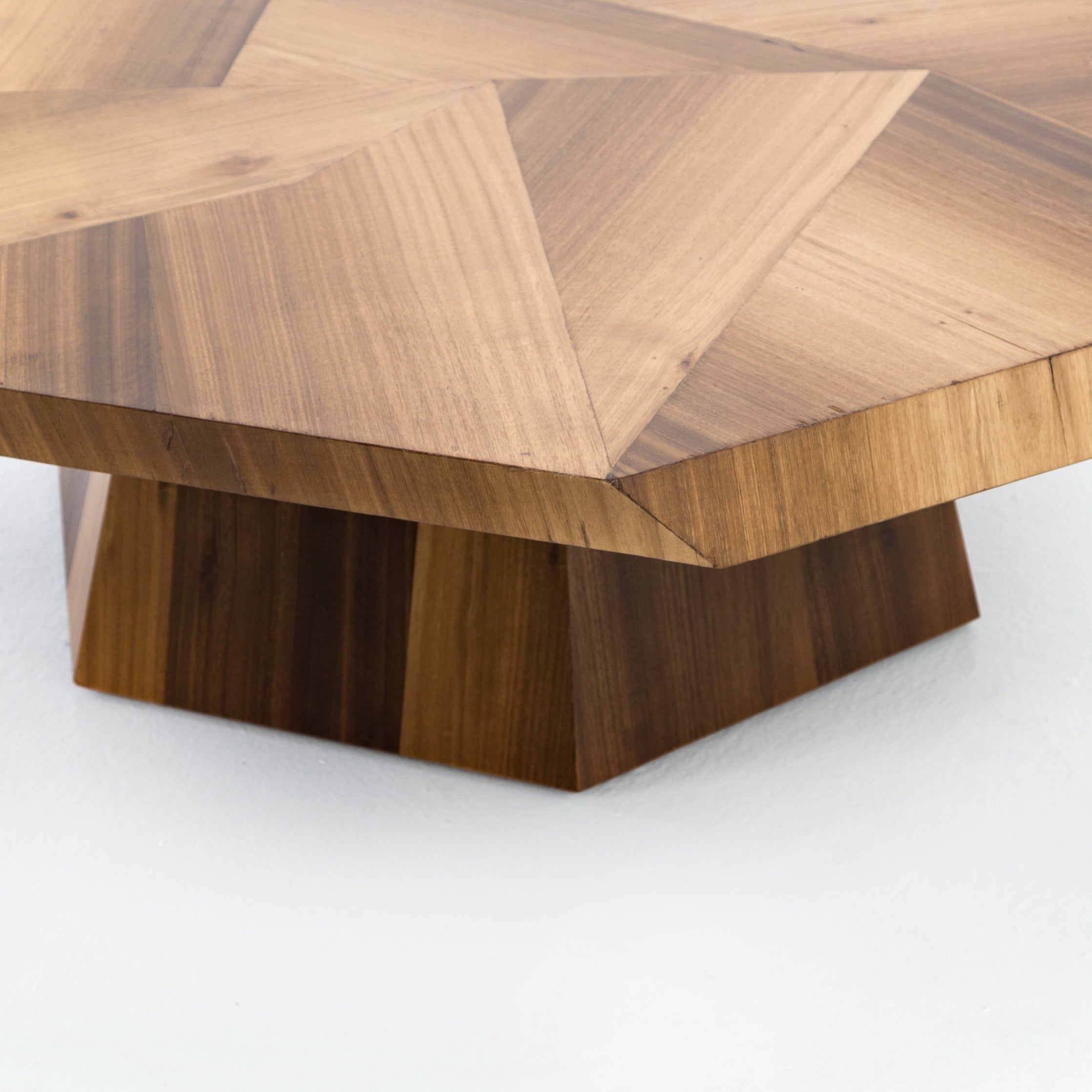 Brooklyn coffee table showing geometric construction