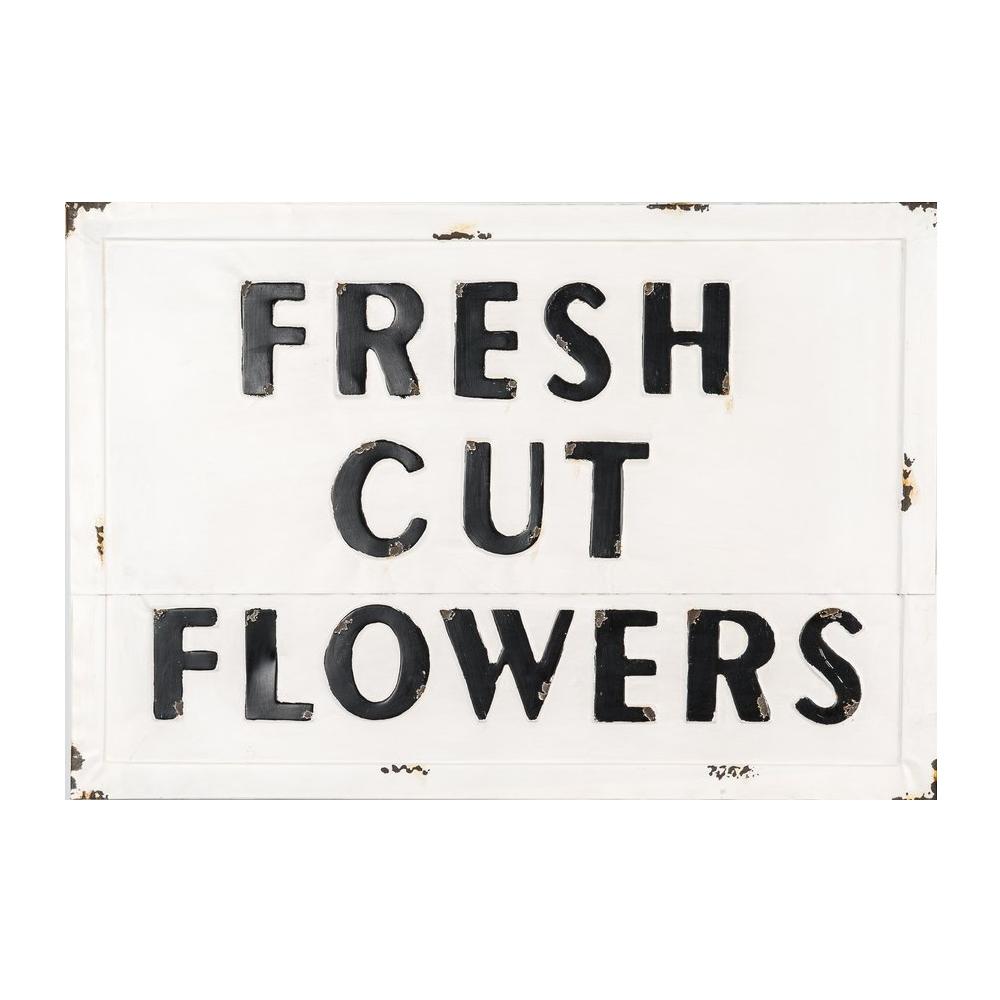 Fresh Cut Flowers Sign - Peacock Park Design